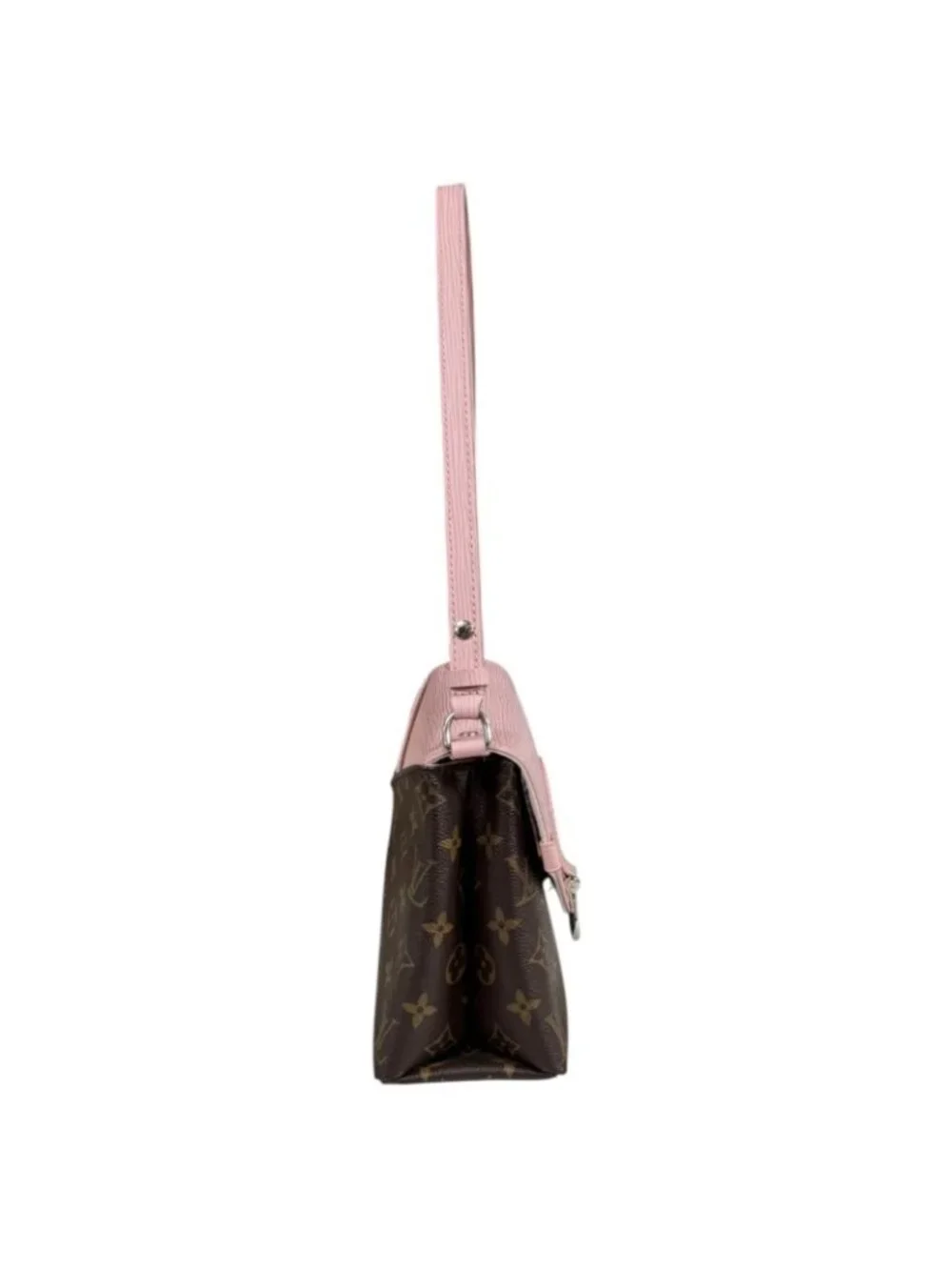 Louis Vuitton Saint Michel Monogram Shoulder Bag Canvas Brown Vintage